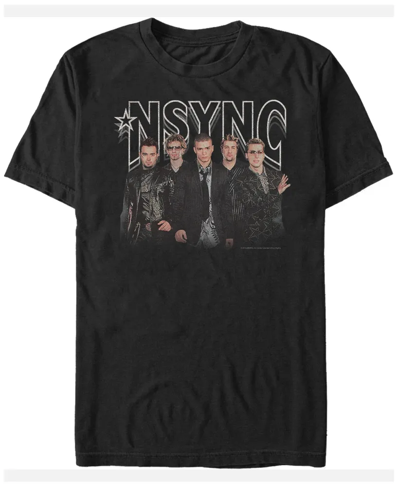 Fifth Sun N'Sync Men's Glam Group Short Sleeve T-Shirt