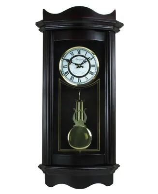 Bedford Clock Collection 25" Wall Clock with Pendulum