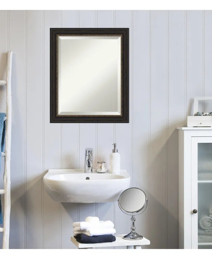 Amanti Art Accent Framed Bathroom Vanity Wall Mirror