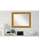 Amanti Art Parlor Gold-tone Framed Bathroom Vanity Wall Mirror