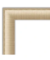 Amanti Art Elegant Brushed Honey Framed Bathroom Vanity Wall Mirror, 40.75" x 28.75"