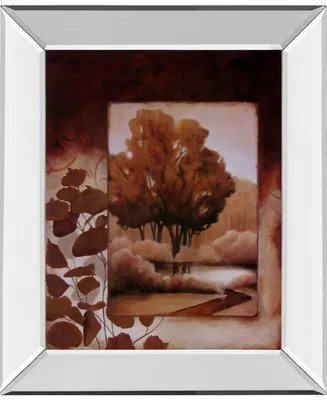 Classy Art Fall Vignette I by Carol Robinson Mirror Framed Print Wall Art, 22" x 26"