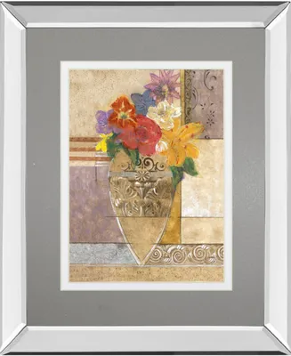 Classy Art Rose by Hollack Mirror Framed Print Wall Art, 34" x 40"