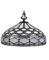 Amora Lighting Tiffany Style 2-Light Hanging Lamp