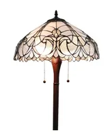 Amora Lighting Tiffany Style Floral Floor Lamp