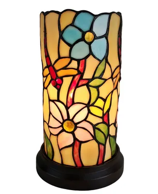 Amora Lighting Tiffany Style Dragonfly Mini Table Lamp