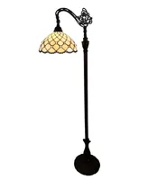 Amora Lighting Tiffany Style Jewel Reading Lamp