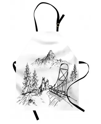 Ambesonne Alaskan Malamute Apron