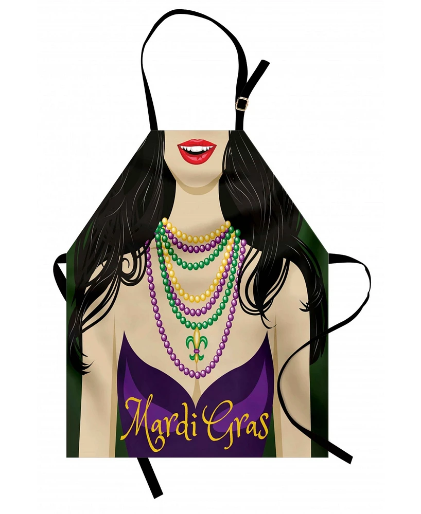 Ambesonne Mardi Gras Apron