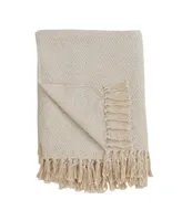 Saro Lifestyle Diamond Weave Throw