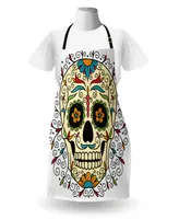 Ambesonne Sugar Skull Apron