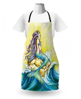 Ambesonne Mermaid Apron