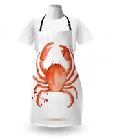 Ambesonne Crabs Apron