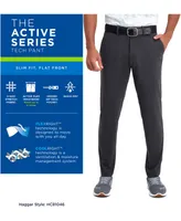 Haggar Men's Active Series Slim-Fit Stretch Solid Casual Pants