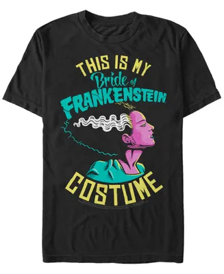 Universal Monsters Men's Bride of Frankenstein Halloween Costume Short Sleeve T-Shirt