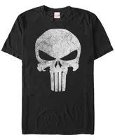 Marvel Men's Punisher Distressed Skull Logo Costume Short Sleeve T-Shirt