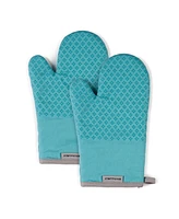 KitchenAid Asteroid Oven Mitts, 7"x 12.5", Set of 2