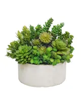 Permanent Botanicals Succulent in Planter