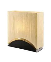 Artiva Usa Sakura 17" Modern Space-Efficient Premium Shade Table Lamp with Lacquer