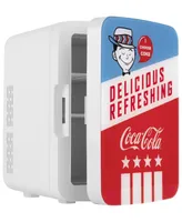 Cooluli Coca-Cola Americana-10L Compact Thermoelectric Cooler And Warmer Mini Fridge