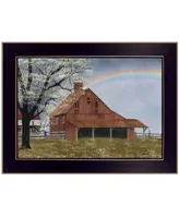 Trendy Decor 4U His Promise by Billy Jacobs, Ready to hang Framed Print, Black Frame, 18" x 14"