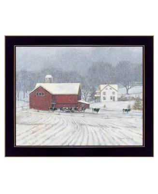 Trendy Decor 4U The Home Place by Bonnie Mohr, Ready to hang Framed Print, Window-Style Frame