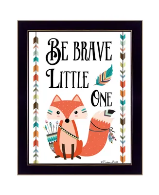 Trendy Decor 4U Be Brave Little One By Susan Boyer, Printed Wall Art, Ready to hang, Frame