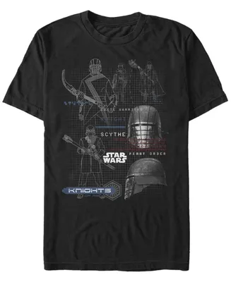 Star Wars Men's Episode Ix Knights of Ren Grid T-shirt