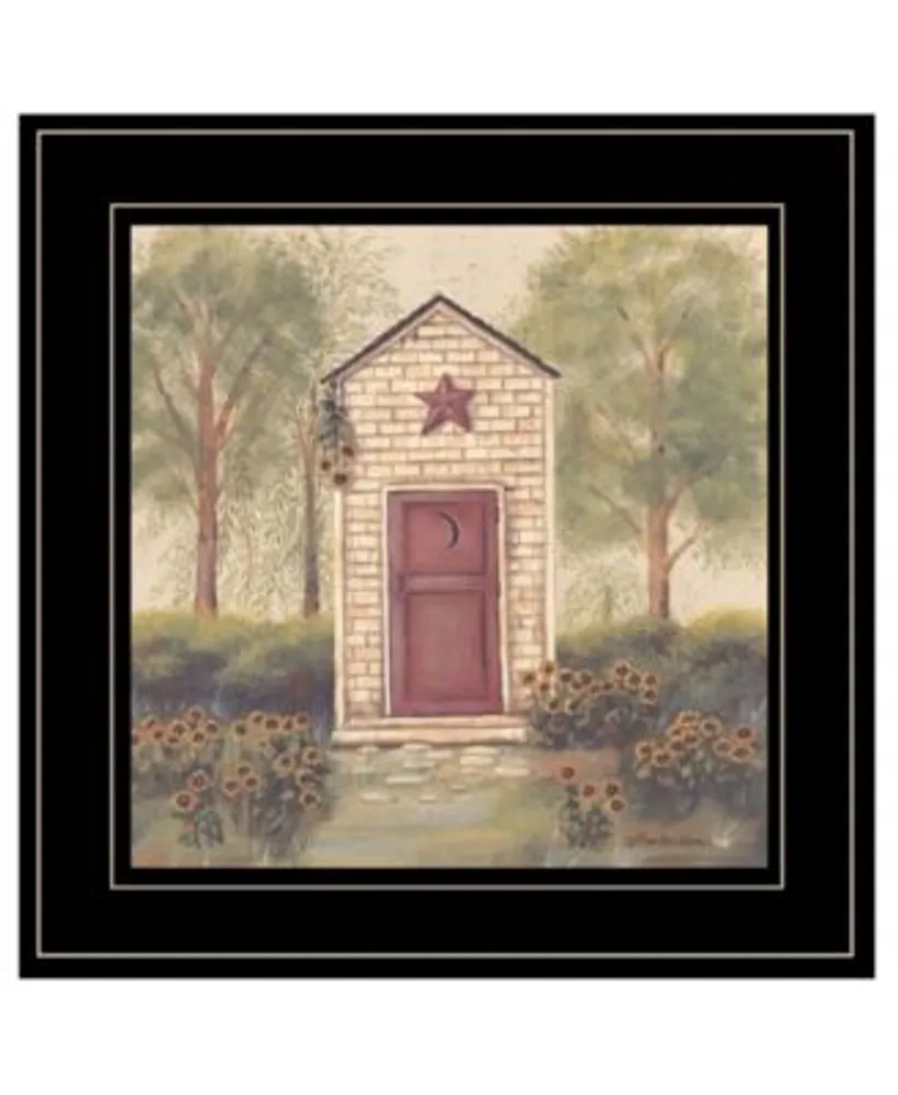 Trendy Decor 4u Folk Art Outhouse Iii By Pam Britton Ready To Hang Framed Print Collection