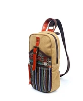 Tsd Brand Four Season Canvas Sling Bag