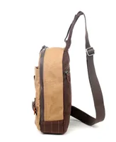 Tsd Brand Hidden Woods Canvas Sling Bag