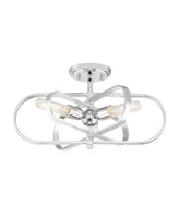 Designers Fountain Kenzo 3 Light Semi-Flush