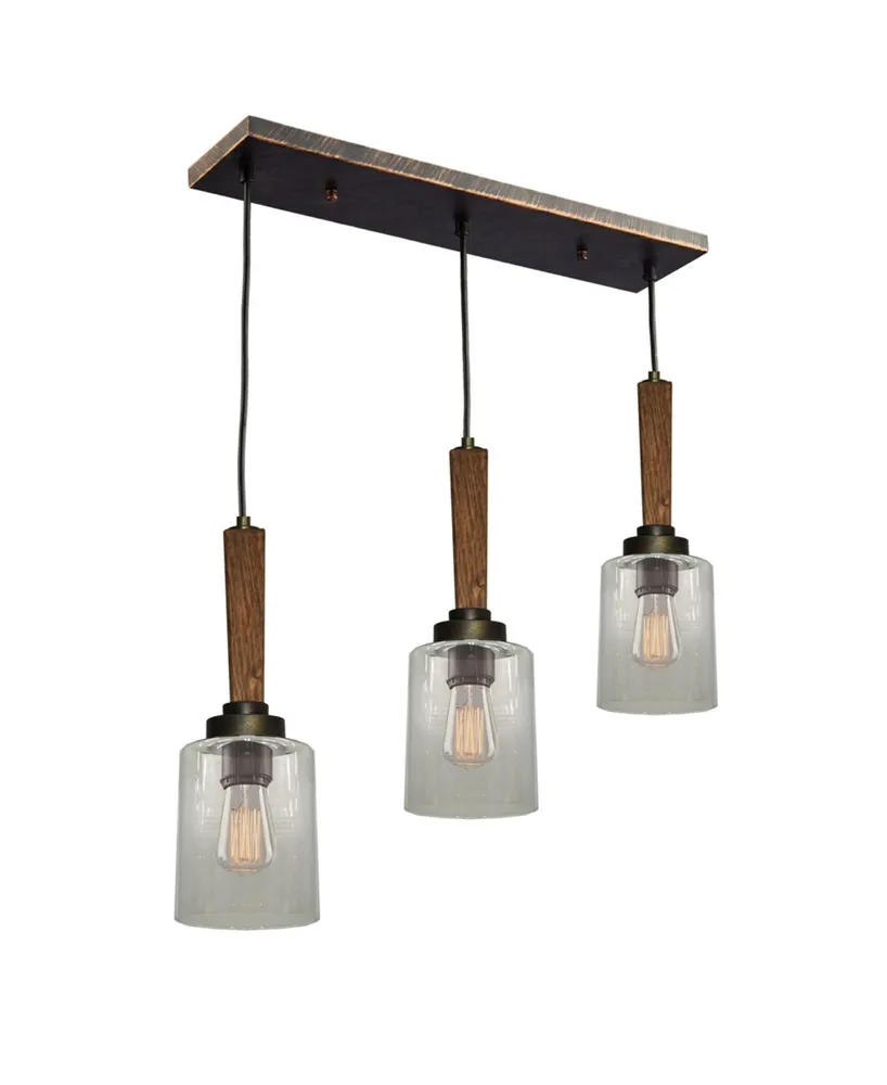 Artcraft Lighting Legno Rustico Island Light