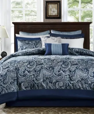Aubrey 9 Pc. Comforter Sets Created For Macys