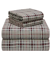 Pointehaven Plaid Flannel Sheet Set