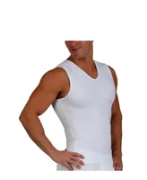 Insta Slim Men's Compression Sleeveless V-Neck T-Shirt