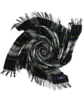 Prince of Scots Highland Tartan Tweed Merino Wool Throw, 55" x 72"