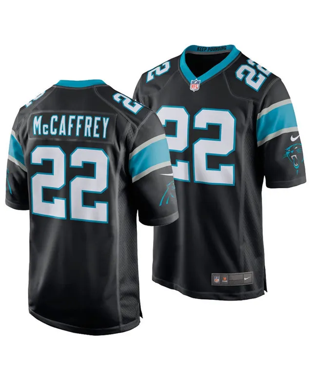 Women's Nike Christian McCaffrey Silver Carolina Panthers Inverted Legend  Jersey