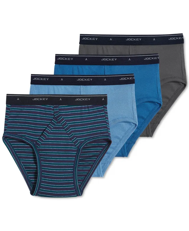 Jockey Men's Classic Collection Full-Rise Briefs 4-Pack - Macy's