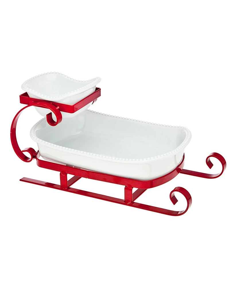 Godinger Sleigh 2 Tier Server