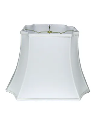Cloth&Wire Slant Inverted Cut Corner Rectangle Softback Lampshade with Washer Fitter