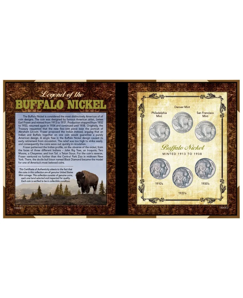 of　The　American　Nickel　Hawthorn　Mall　Coin　Legend　Treasures　Buffalo
