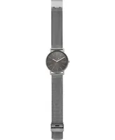 Skagen Men's Signatur Gunmetal Stainless Steel Mesh Bracelet Watch 40mm