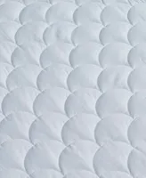 Blue Ridge Dual-Action 100% Cotton Damask Dot Mattress Pad