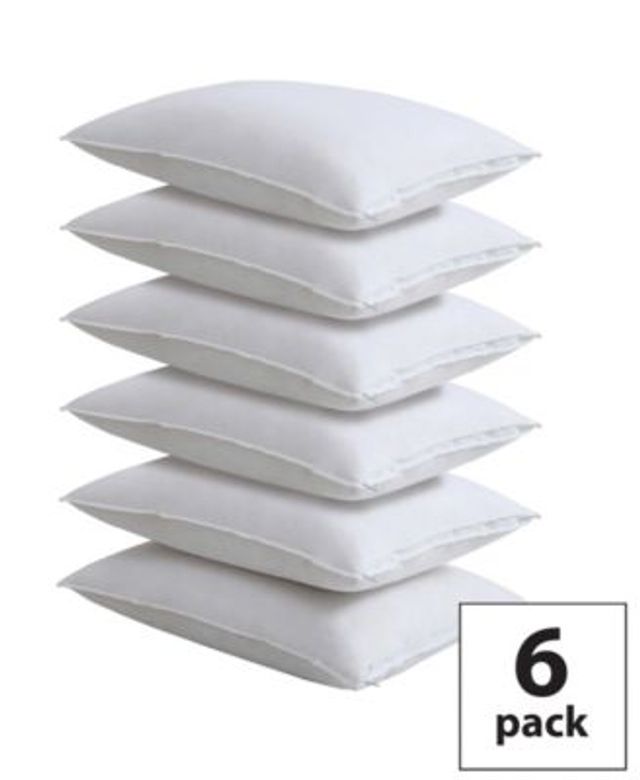 Fresh Ideas 6 Pack 100 Cotton Pillow Protectors