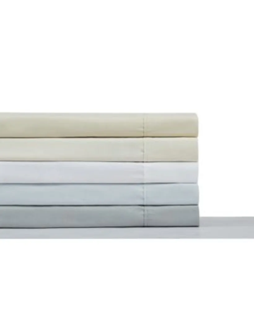 Last Act Charisma Classic Solid 400 Thread Count Cotton Percale Sheet Set