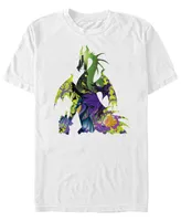 Disney Men's Sleeping Beauty Maleficent Dragon, Short Sleeve T-Shirt