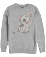 Disney Men's Moana Pua Drawn Smile, Crewneck Fleece