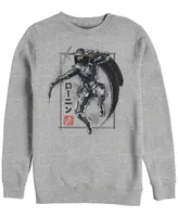 Marvel Men's Avengers Endgame Ronin Jumping Action Pose, Crewneck Fleece