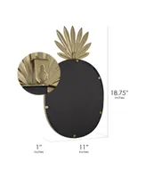 American Art Decor Pineapple Accent Mirror - Gold